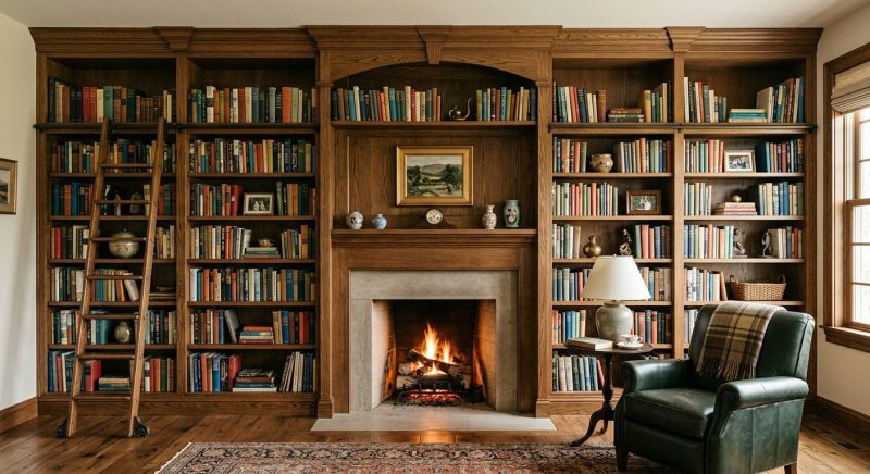 Fireplace Cabinet Installation in Charlotte, NC