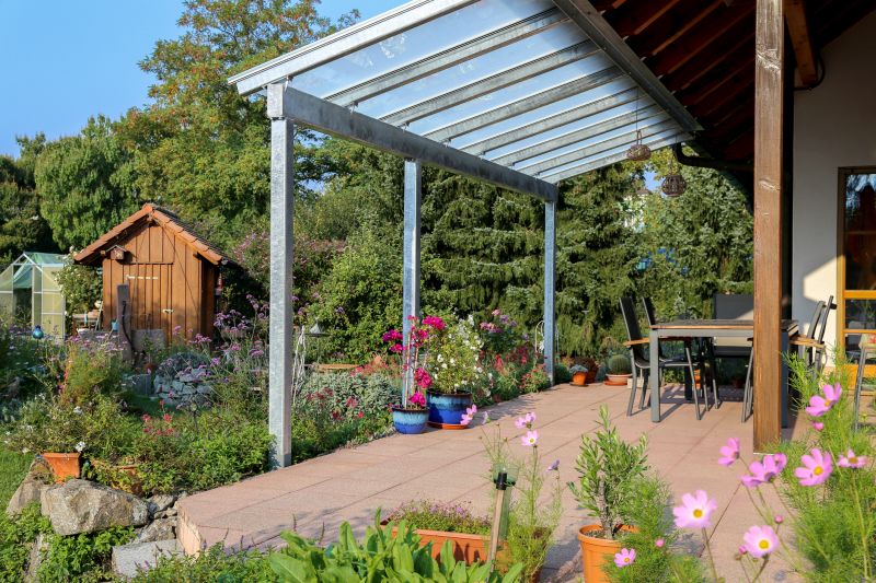 Large Pergola Covering Patio